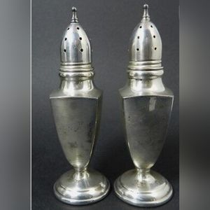 Vintage Mueck - Carey Co 925 Sterling Silver Salt & Pepper Shaker Set